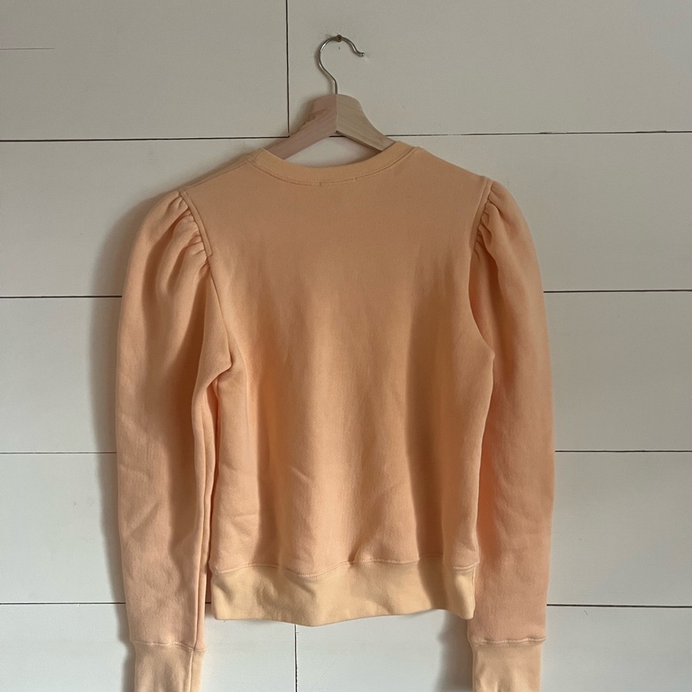 NWT A.L.C. Rayna Orange Puffed Sleeve Sweater